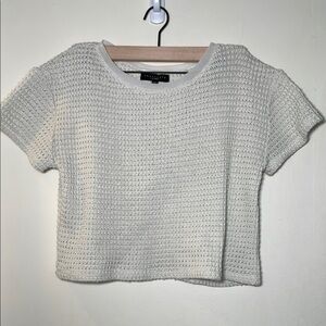 Sanctuary Cream Boxy Crop T-Shirt
